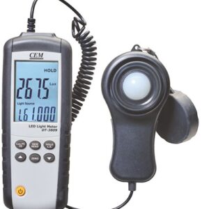 Skaitmeninis LED šviesos matuoklis CEM DT-3809